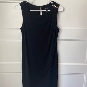 Women's Jessica Simpson Black Knee Length Tank Top Dress, Size 4